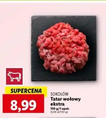 Lidl SOKOŁÓW Tatar wołowy ekstra 150g oferta