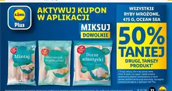 Lidl OCEAN SEA WSZYSTKIE RYBY MROŻONE, 475 G oferta
