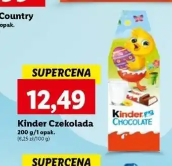 Lidl Kinder Czekolada 200 g oferta