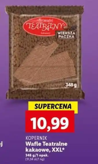 Lidl Wafle Teatralne kakaowe, XXL 348 g/1 opak. oferta