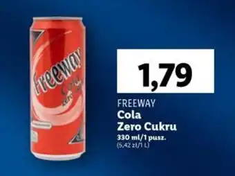 Lidl Cola Zero Cukru 330 ml/1 pusz. oferta