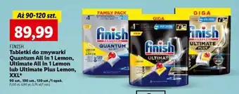 Lidl Tabletki do zmywarki Quantum All in 1 Lemon, Ultimate All in 1 Lemon lub Ultimate Plus Lemon, XXL oferta