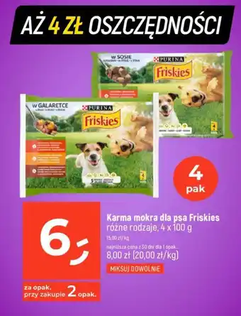 Karma mokra dla psa Friskies 4 x 100 g