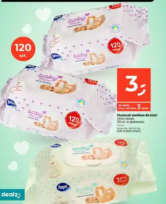 Dealz Chusteczki nawilżane dla dzieci oferta