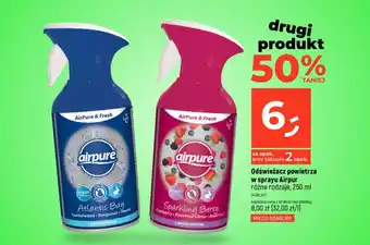 Dealz Odświeżacz powietrza w sprayu Airpur 250 ml oferta