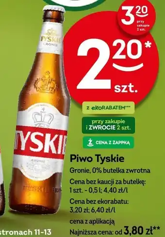 Żabka Piwo Tyskie 0,5 l oferta