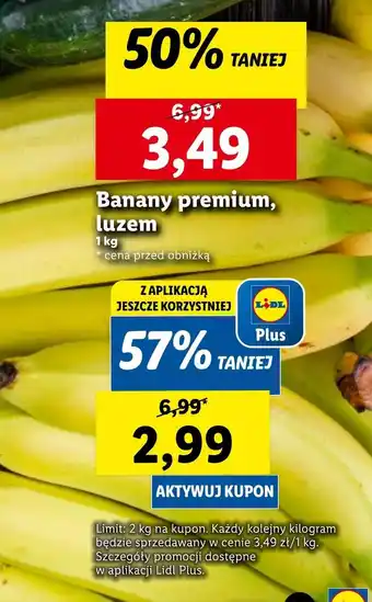 Lidl Banany oferta