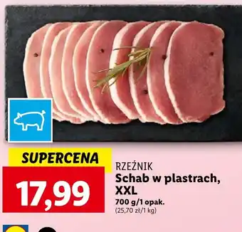 Lidl Schab w plastrach Rzeźnik oferta