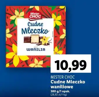 Lidl Mleczko waniliowe Mister Choc oferta