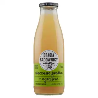 Żabka Bracia Sadownicy Sok tłoczone jabłko z agrestem 750 ml oferta