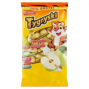 Żabka Tygryski Chrupki kukurydziane o smaku jabłkowym 70 g oferta