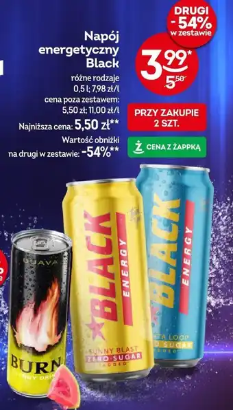 Żabka Napój energetyczny Black 0,5 l oferta