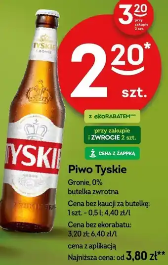 Żabka Piwo Tyskie 0,5 l oferta