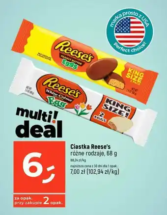 Dealz Ciastka Reese's, 68 g oferta