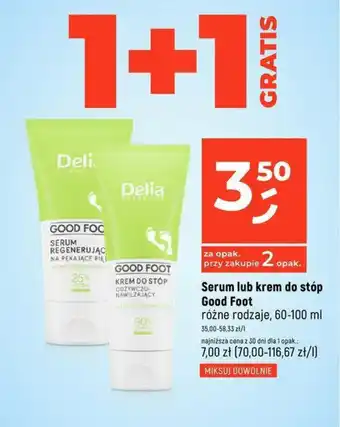 Dealz Serum lub krem do stóp Good Foot, 60-100 ml oferta