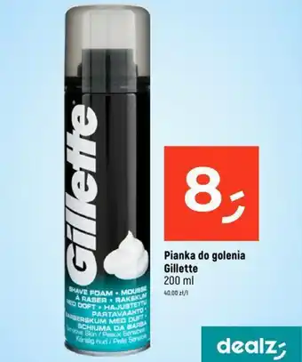 Dealz Pianka do golenia Gillette, 200 ml oferta