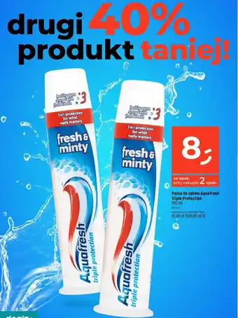 Dealz Pasta do zębów Aquafresh Triple Protection, 100 ml oferta