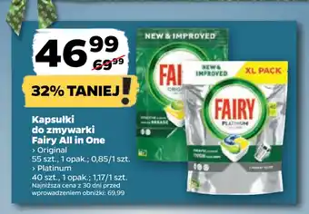 Netto Kapsułki do zmywarki Fairy All in One oferta