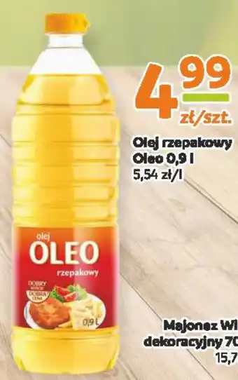 Jaskółka Olej rzepakowy Oleo 0,9 I oferta