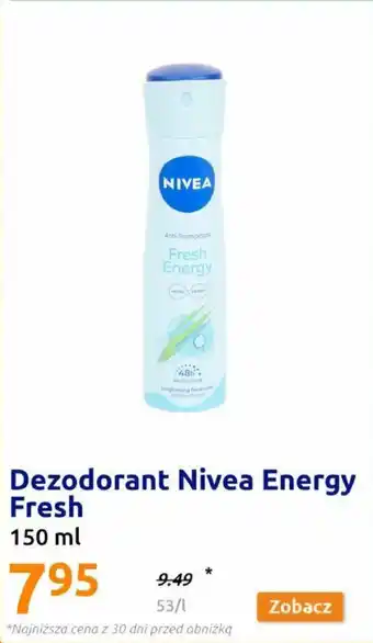 Action Dezodorant Nivea Energy Fresh 150 ml oferta