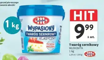 Intermarche Twaróg sernikowy MLEKOVITA 1 kg oferta