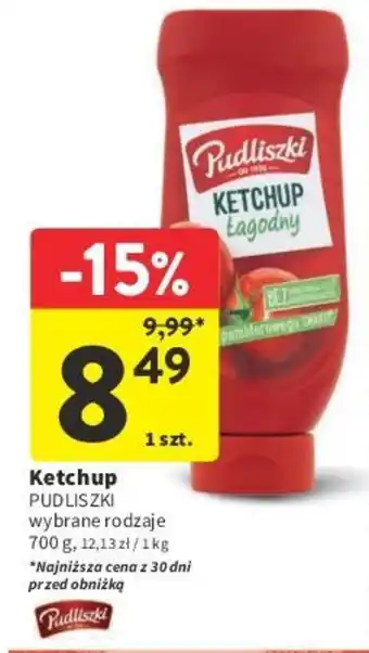 Intermarche Ketchup PUDLISZKI 700 g oferta