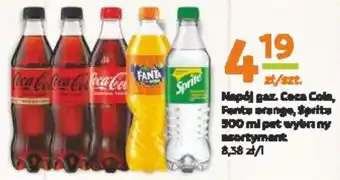 Jaskółka Napoje gazowane Cola, Fanta, Sprite 500 ml oferta