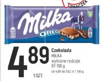 Intermarche Czekolada MILKA 87-100 g oferta