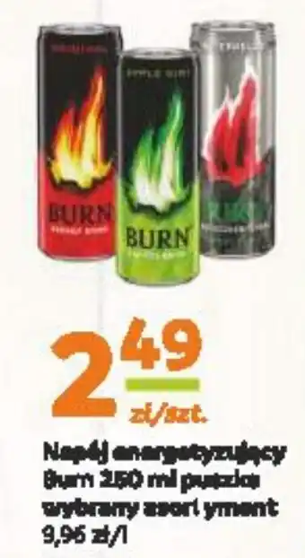 Jaskółka Napój energetyzujący Burn 250 ml oferta