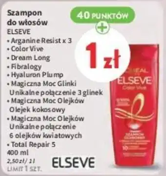 Intermarche Szampon do włosów ELSEVE 400 ml oferta