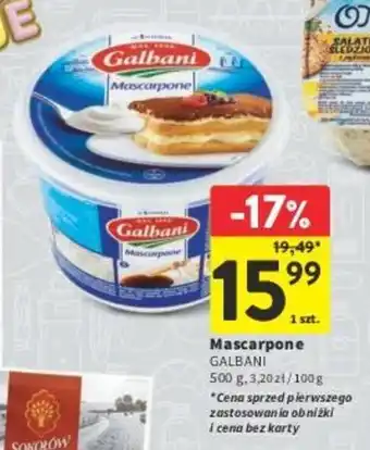 Intermarche Mascarpone GALBANI 500 g oferta