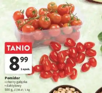 Intermarche Pomidor cherry gałązka / daktylowy 500 g oferta