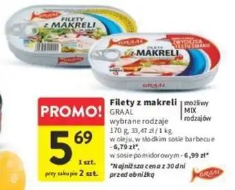 Intermarche Filety z makreli GRAAL 170 g oferta