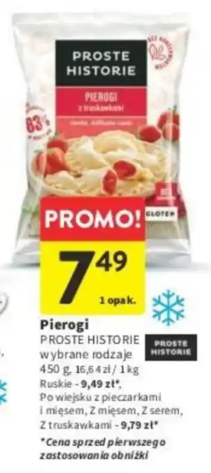 Intermarche Pierogi PROSTE HISTORIE 450 g oferta