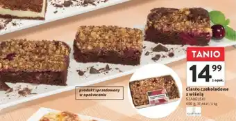 Intermarche Ciasto czekoladowe z wiśnią SZABELSKI 400 g oferta
