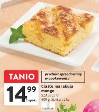 Intermarche Ciasto marakuja mango SZABELSKI 400 g oferta
