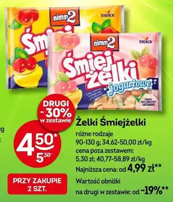 Żabka Żelki Śmiejżelki 90-130 g oferta
