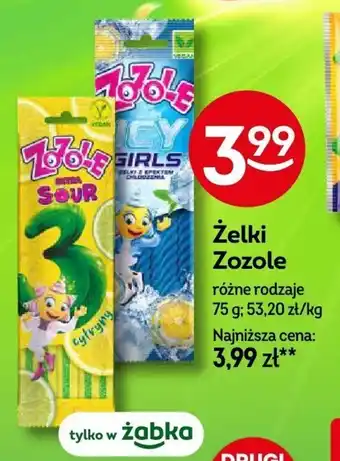 Żabka Żelki Zozole 75 g oferta