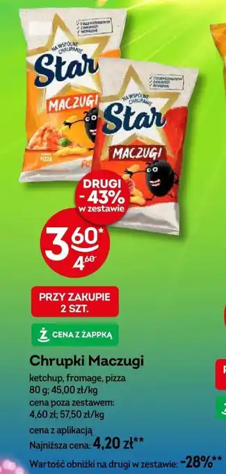 Żabka Chrupki Maczugi 80 g oferta