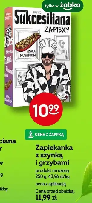 Żabka Zapiekanka z szynką i grzybami 250 g oferta