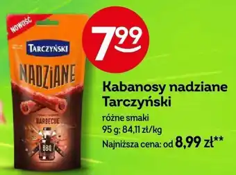 Żabka Kabanosy nadziane Tarczyński 95 g oferta