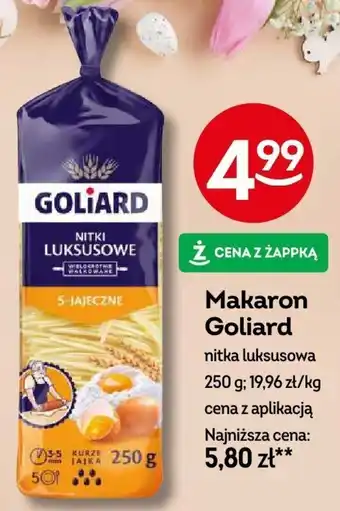 Żabka Makaron Goliard 250 g oferta