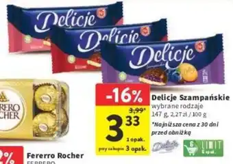 Intermarche Delicje Szampańskie 147g oferta