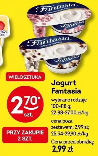 Żabka Jogurt Fantasia 100-118 g oferta