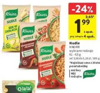Intermarche Nudle KNORR 61-65g oferta
