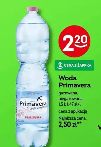 Żabka Woda Primavera 1,5l oferta
