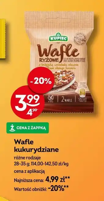 Żabka Wafle kukurydziane 28-35g oferta