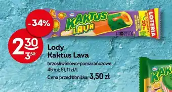 Żabka Lody Kaktus Lava 45ml oferta