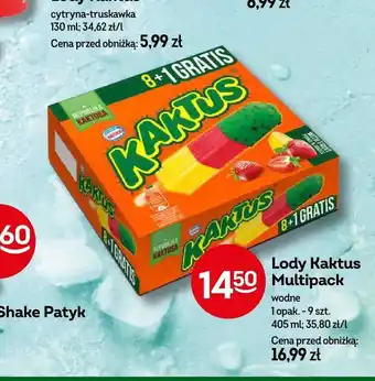 Żabka Lody Kaktus Multipack 405ml oferta