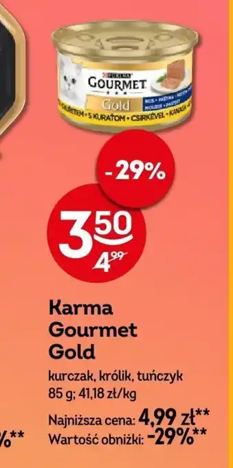 Żabka Gourmet Karma Gold 85g oferta